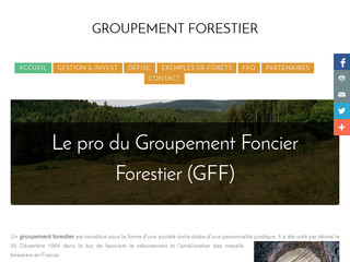 Acquisition d'un massif forestier : le groupement forestier